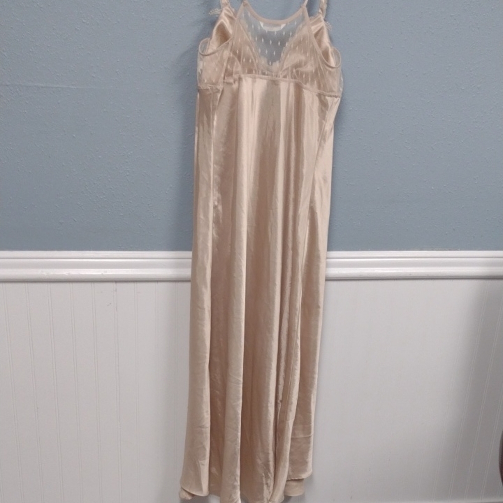 Elegant Satin Chemise in Cream , Babydoll, Sexy,Feminine. - Picture 5 of 13